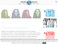 Tablet Screenshot of francagrimaldi.com